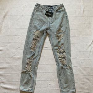Missguided High Rise Mom Jeans